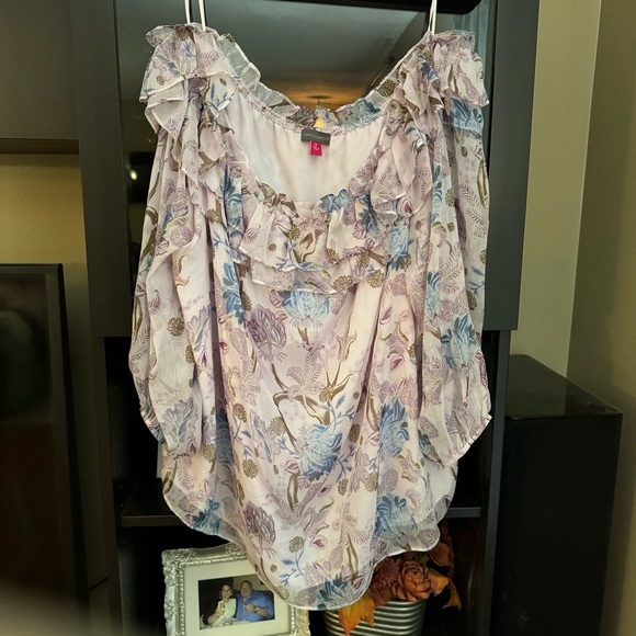 Vince Camuto Off Shoulder Floral Top 3x - Picture 5 of 6